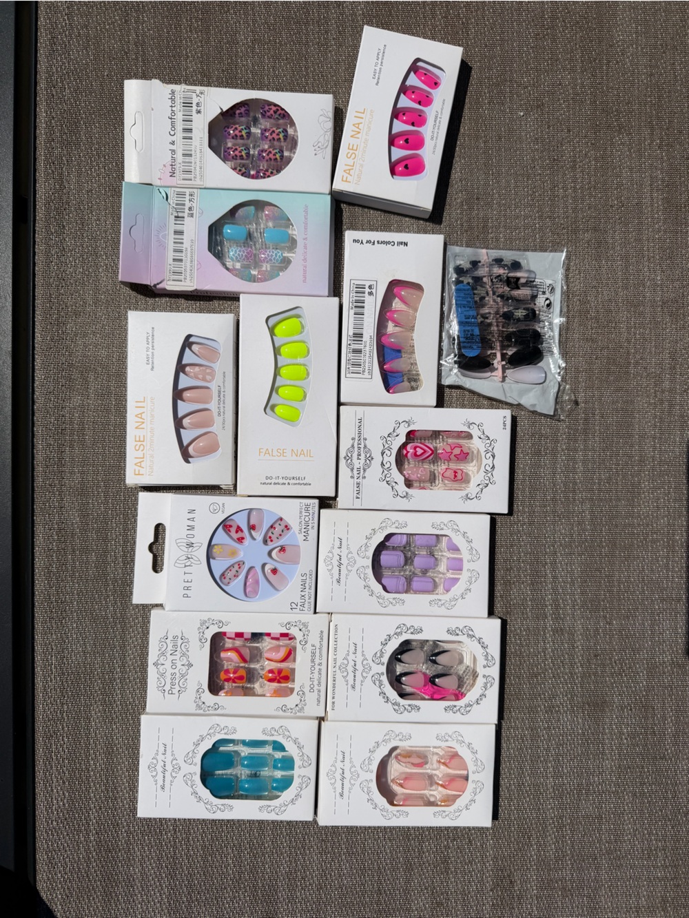 14 sets of press on nails